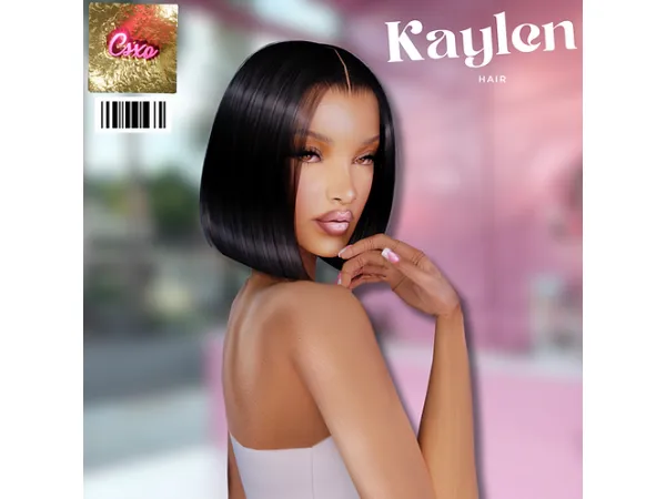 Alpha Kaylen Hair by cecesimsxo - The Sims 4 Custom Content