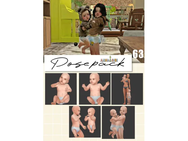 Mix Posepack_063 [AnnaBibi] - The Sims 4 Custom Content