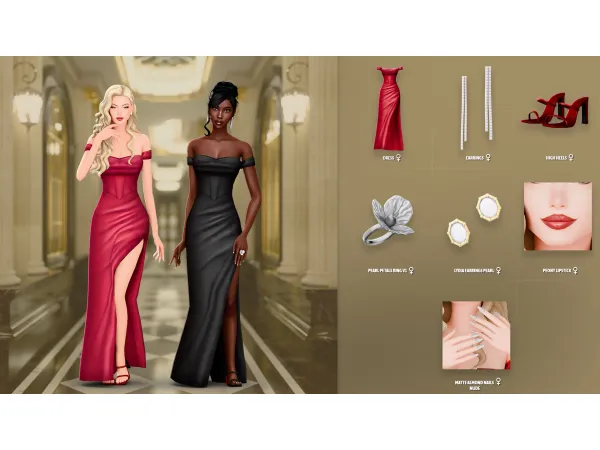 Maxis Match ALISHA SET by ModCo Studios - The Sims 4 Custom Content