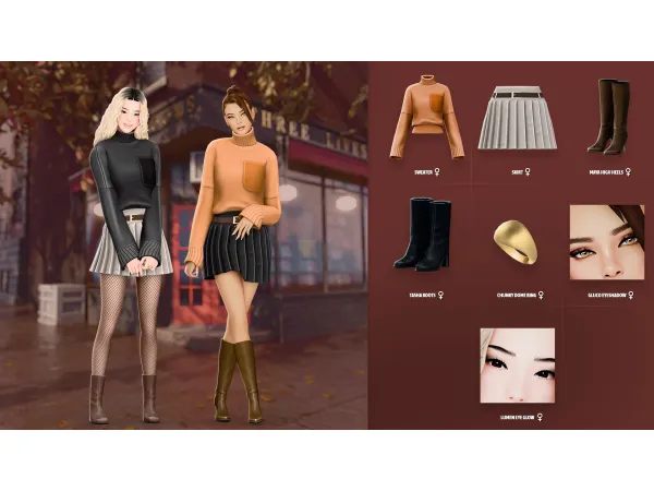 Maxis Match MYLA SET by ModCo Studios - The Sims 4 Custom Content