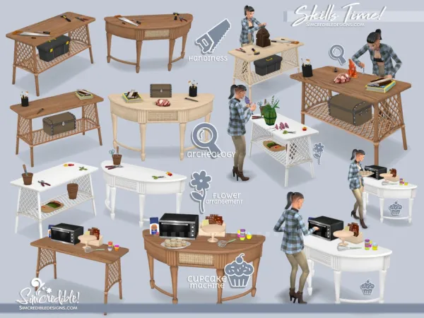 Alpha Skills Time - The Sims 4 Custom Content