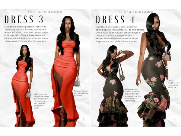Alpha TIFFANY (BIRTHDAY) PARTY DRESS LOOKBOOK by ch3rrysimss - The Sims 4 Custom Content