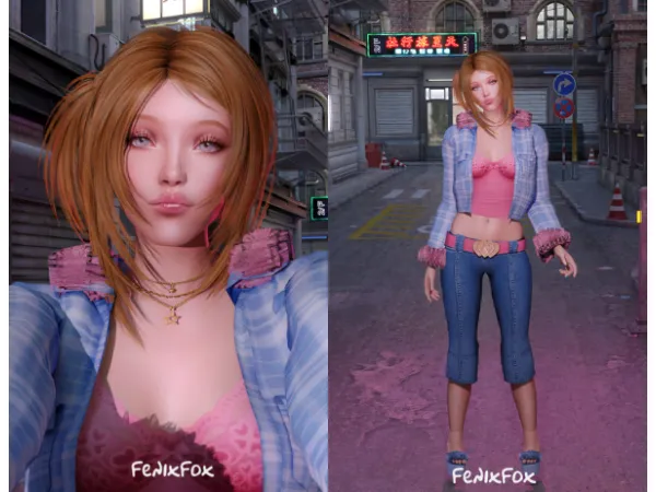 Alpha Cloeh Mary Fox - The Sims 4 Custom Content