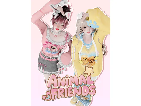 Mix Animal Friends by learxfl - The Sims 4 Custom Content
