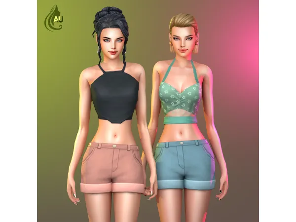Maxis Match Female shorts - The Sims 4 Custom Content