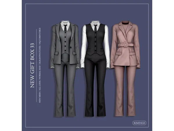 Alpha [RIMINGS] NEW GIFT BOX 33 - The Sims 4 Custom Content