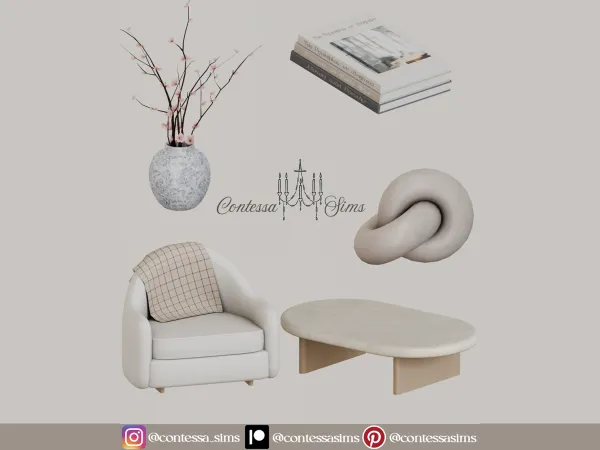 Maxis Match Hazel Set by ContessaSims - The Sims 4 Custom Content