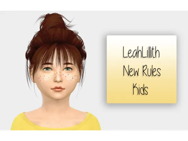Alpha LeahLillith New Rules for Kids - The Sims 4 Custom Content