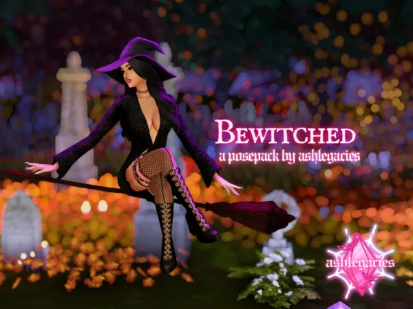 Mix Bewitched Posepack - The Sims 4 Custom Content