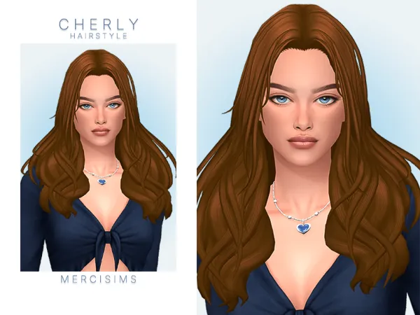 Maxis Match Cherly Hairstyle by Mercisims - The Sims 4 Custom Content