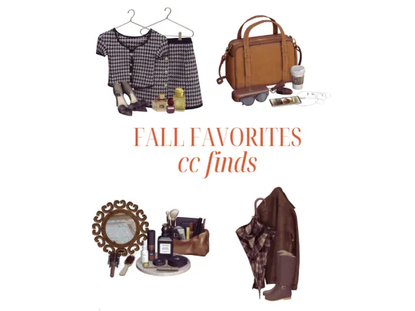 Alpha FINDS fall favorites by daisycoloredsims - The Sims 4 Custom Content