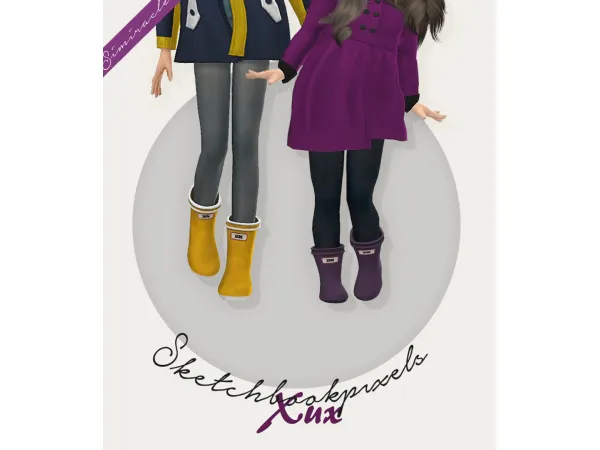 Alpha Sketchbookpixels Xux 3T4 by simiracle - The Sims 4 Custom Content