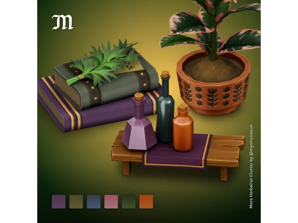 Maxis Match More Herbalist Clutter by myshunosun - The Sims 4 Custom Content