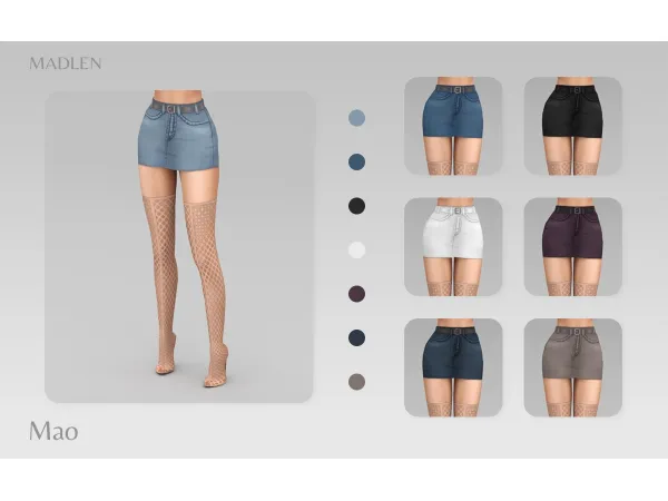 Maxis Match Madlen Mao Skirt - The Sims 4 Custom Content