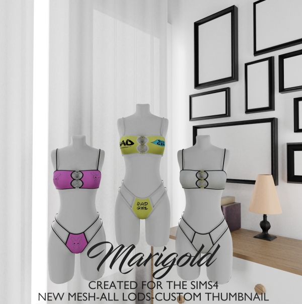 Alpha MARIGOLD ADRIANA SET by marigoldsims - The Sims 4 Custom Content