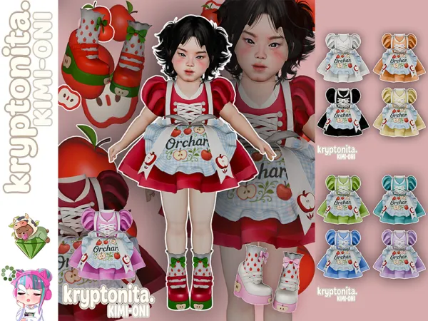 Alpha Apple Toddler - The Sims 4 Custom Content