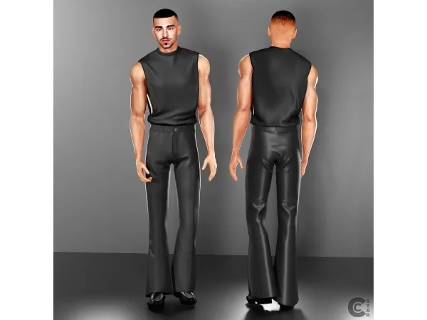 Alpha Male Relaxed Fit Tank cool_content_star - The Sims 4 Custom Content