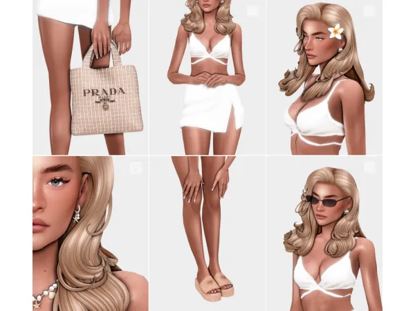 Maxis Match ETERNAL SUMMER by farfallasims - The Sims 4 Custom Content