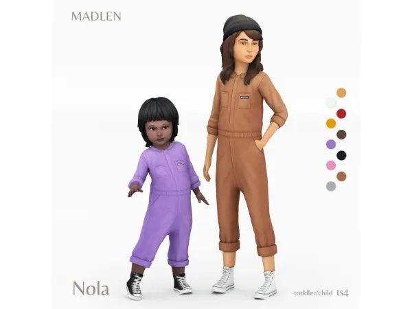 Maxis Match Nola Outfit by Madlen - The Sims 4 Custom Content
