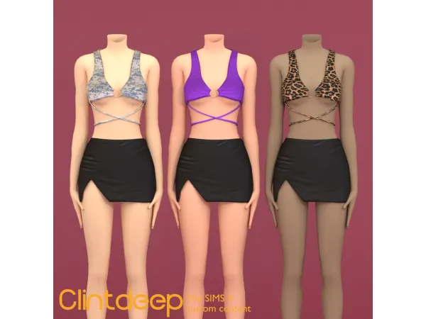 Alpha Zoe Outfit by Clintdeep TS4 CC - The Sims 4 Custom Content