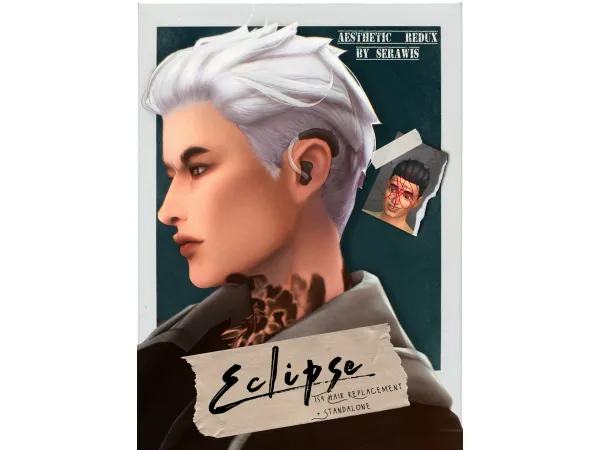 Maxis Match Eclipse Hair Default ReplacementOverride by serawis - The Sims 4 Custom Content