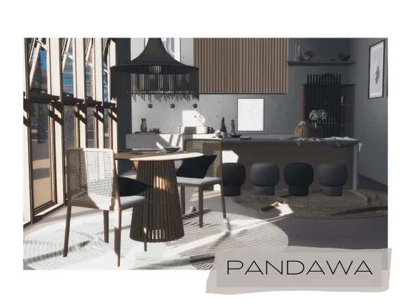 Alpha pandawa by Sundays - The Sims 4 Custom Content