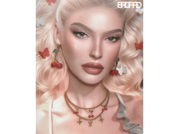 Alpha CERISE SET by bradfordsims - The Sims 4 Custom Content