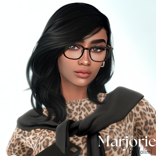 Alpha Marjorie The Elegant Power Sim by yolimi - The Sims 4 custom content