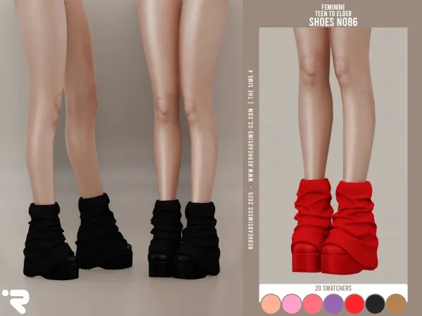 Alpha AF SHOES N086 - The Sims 4 Custom Content