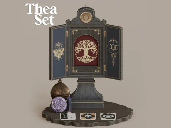 Alpha Thea Set by mechtasims - The Sims 4 Custom Content