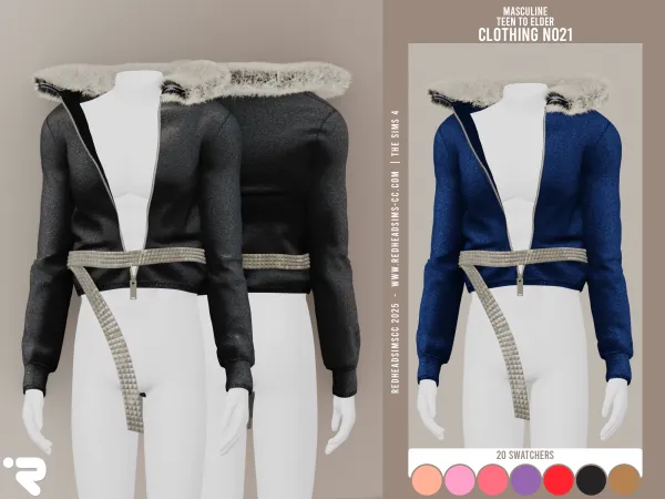 Alpha AM CLOTHING N021 - The Sims 4 Custom Content