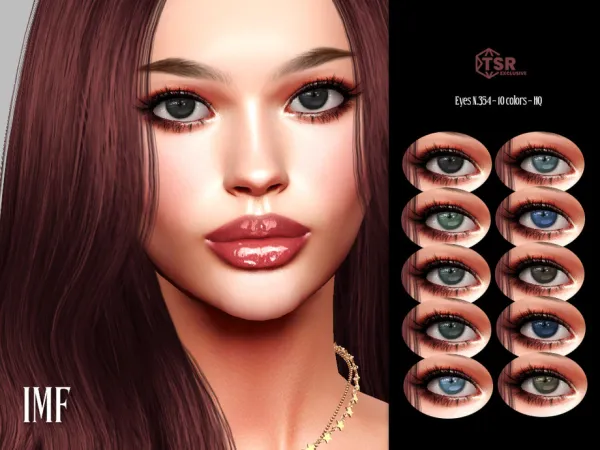 Alpha IMF Eyes N354 by IzzieMcFire - The Sims 4 Custom Content