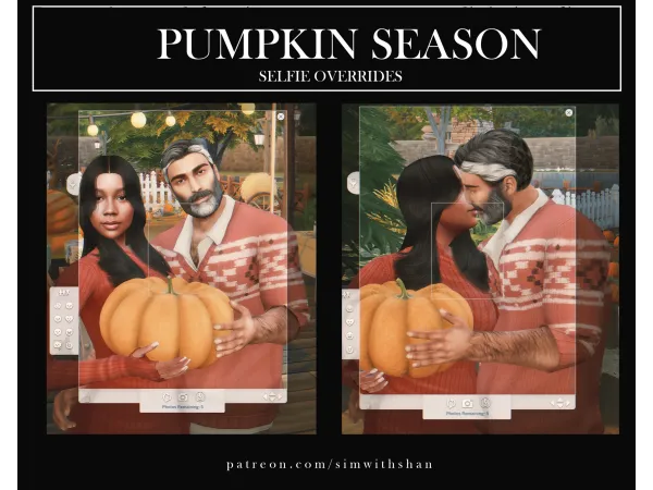 Pumpkin Season - Selfie Overrides by simwithshan