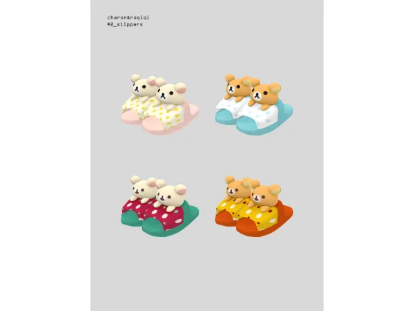 Maxis Match [charonroqiqi] 2_slippers[free] - The Sims 4 Custom Content