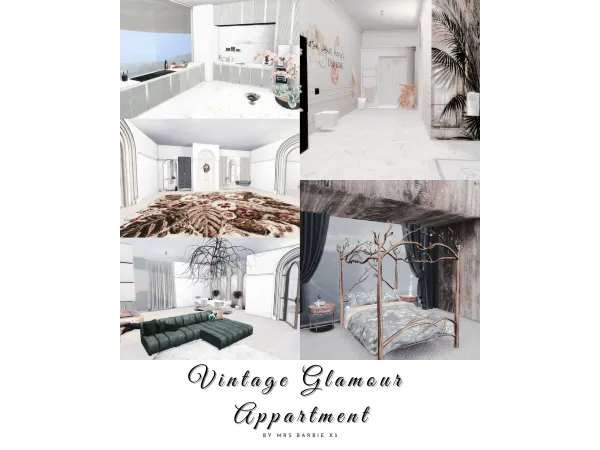 Vintage Glamour Appartment by MrsBarbiex3