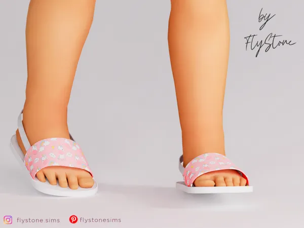 Mix Toddler Unicorn Sandals by FlyStone - The Sims 4 Custom Content
