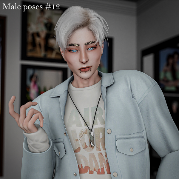 Mix Male poses 12 by simmer_creator - The Sims 4 Custom Content