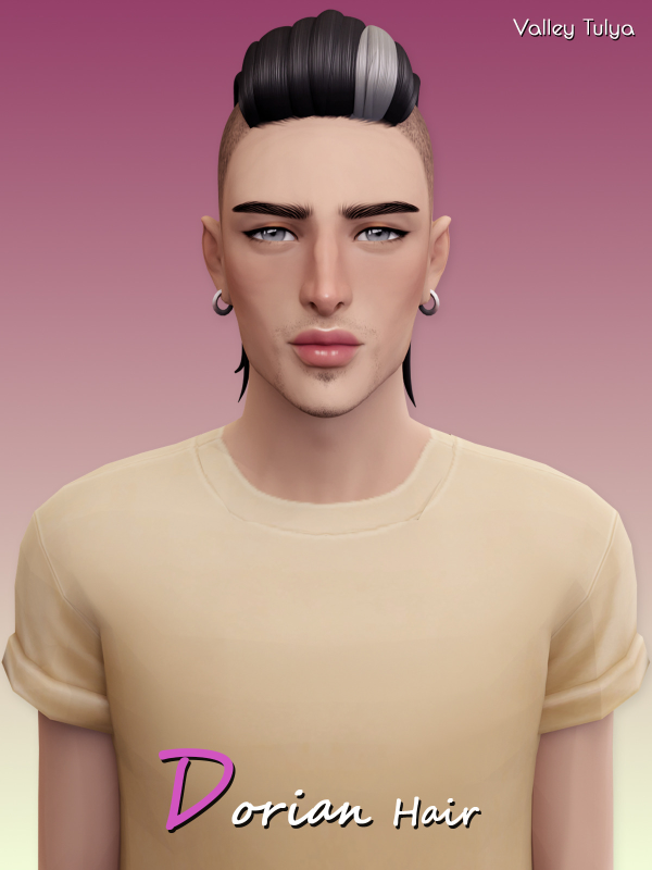 Maxis Match Dorian Hair by simsfinds - The Sims 4 Custom Content