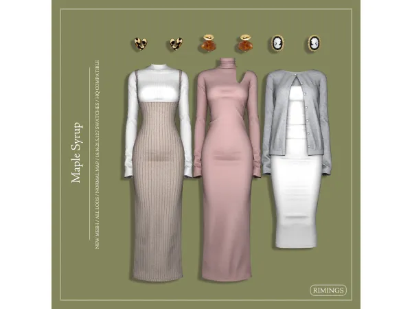Alpha [RIMINGS] Maple Syrup - The Sims 4 Custom Content