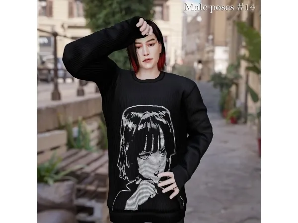 Mix Male poses 14 - The Sims 4 Custom Content