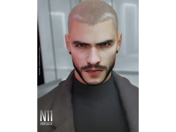 Alpha VOLKSTONE HAIR BASE N11 [FREE] - The Sims 4 Custom Content