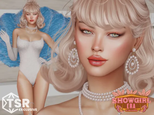 Alpha Showgirl Era Vivian Stars - The Sims 4 Custom Content