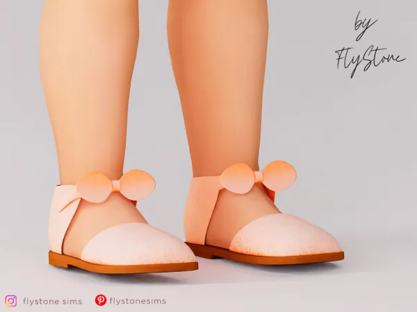 Maxis Match Toddler Sandals With Perforated Texture by FlyStone - The Sims 4 Custom Content