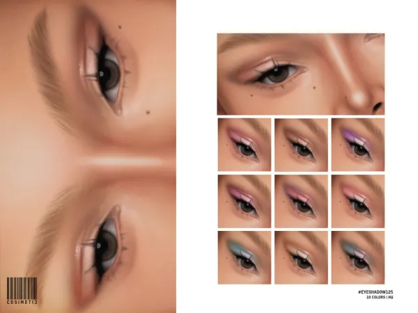 Mix Eyeshadow by cosimetic - The Sims 4 Custom Content