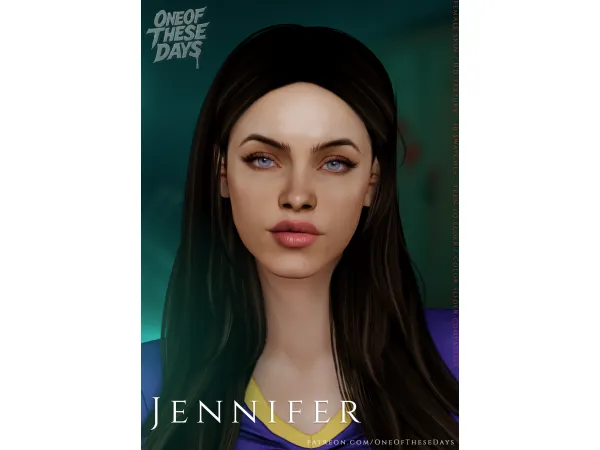 Alpha Jennifer SKIN lipstick tray files - The Sims 4 Custom Content