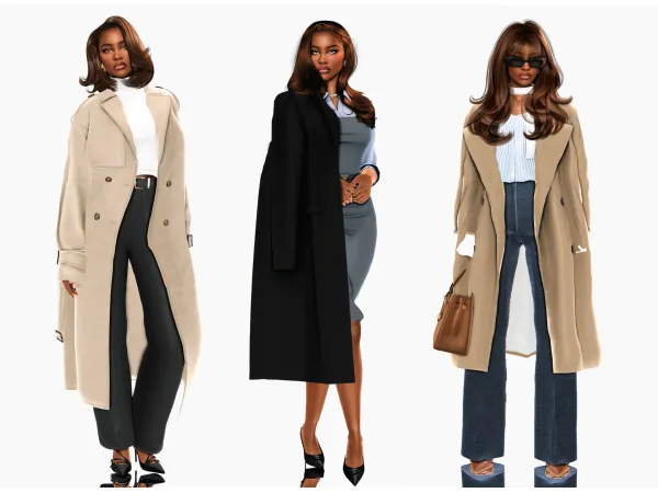 Alpha Corporate looks for Autumn by wannabe - The Sims 4 Custom Content