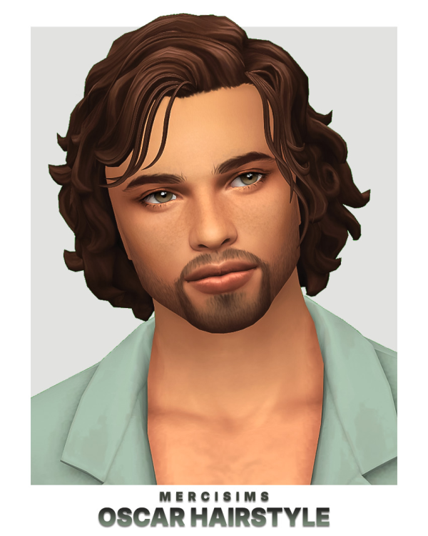 Maxis Match Oscar Hairstyle by simsfinds - The Sims 4 Custom Content