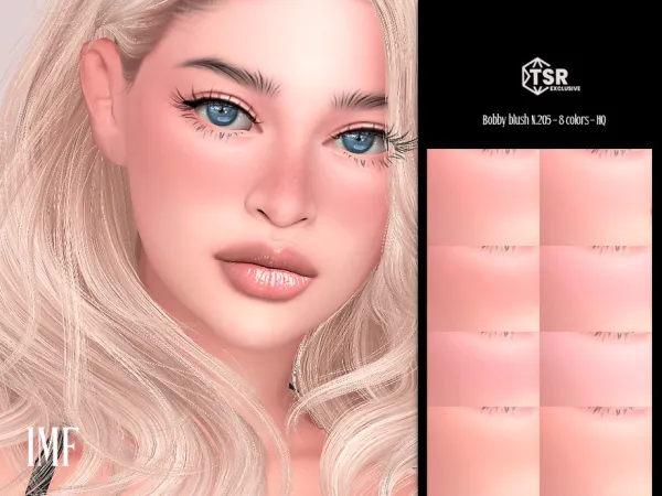 Mix IMF Bobby Blush N205 by IzzieMcFire - The Sims 4 Custom Content