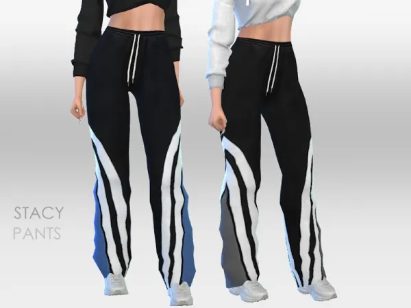 Mix Stacy Pants by Puresim - The Sims 4 Custom Content