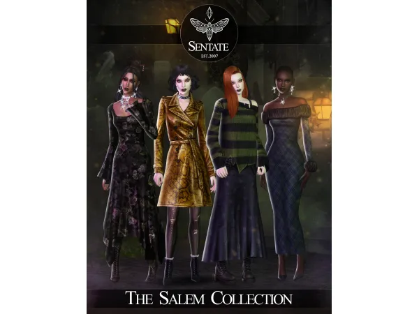 Maxis Match SENTATE The Salem Collection - The Sims 4 Custom Content